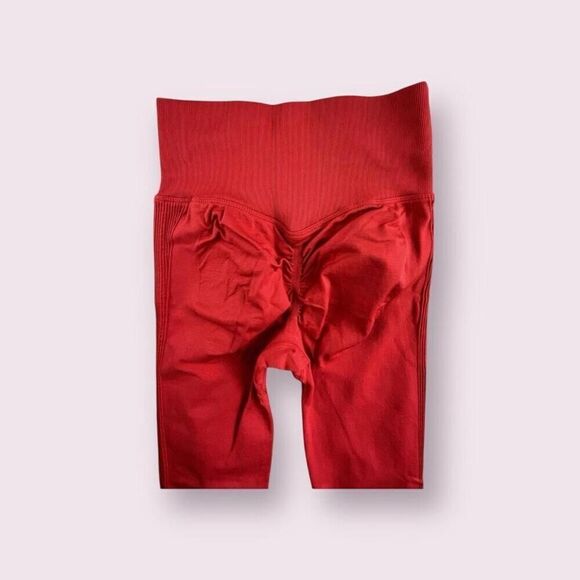 Halara Women's S 7/8 Seamless Flow High Waisted Butt Lifting Leggings Salsa NWT - Picture 9 of 12